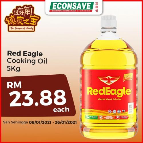 Econsave Red Eagle Cooking Oil Promotion (8 Jan 2021 - 26 Jan 2021)