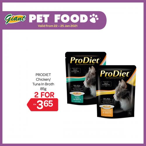 Giant Pet Food Promotion (22 Jan 2021 - 25 Jan 2021)