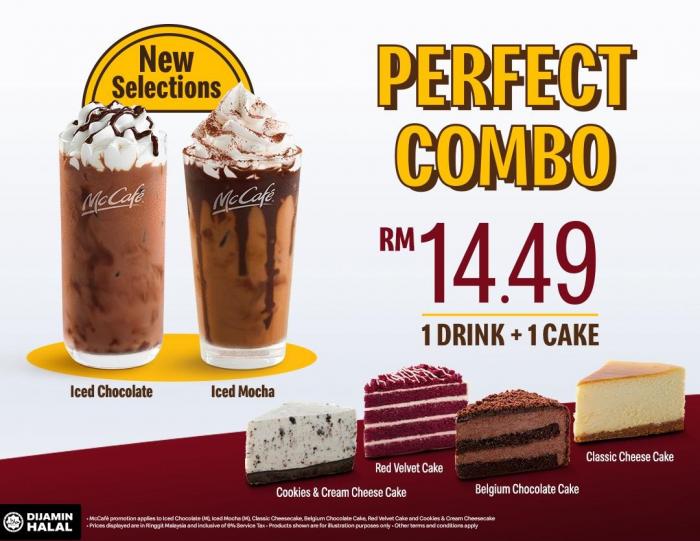 McDonald's McCafe Drink + Cake Combo Promotion