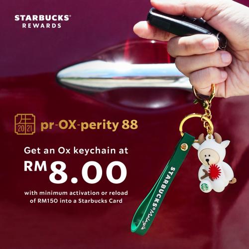 Starbucks Ox Keychain Promotion