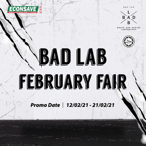 Econsave Bad Lab February Fair Promotion (12 Feb 2021 - 21 Feb 2021)