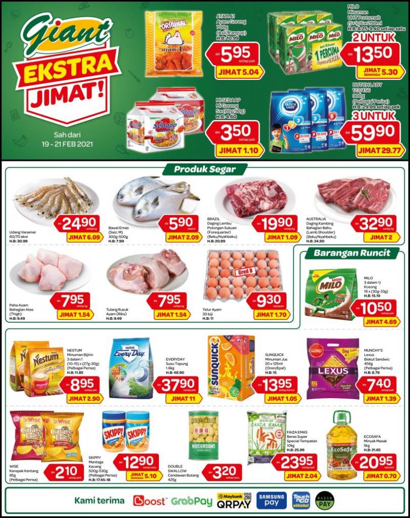 Giant Weekend Promotion (19 Feb 2021 - 21 Feb 2021)