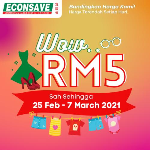 Econsave RM5 Fair Promotion (25 Feb 2021 - 7 Mar 2021)