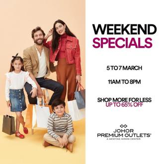Johor Premium Outlets Weekend Special Sale Saving Up To 65% OFF (5 March 2021 - 7 March 2021)