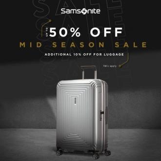 Samsonite Mid Season Sale Up To 50% OFF at Genting Highlands Premium Outlets (3 March 2021 - 28 March 2021)