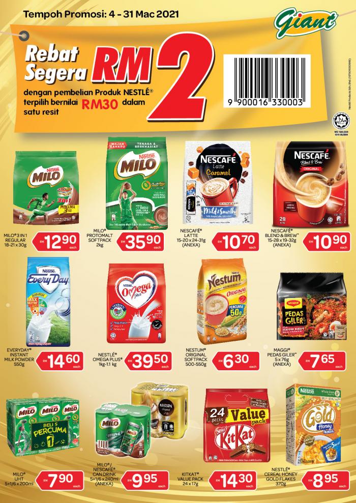 Giant Nestle Promotion (4 Mar 2021 - 31 Mar 2021)