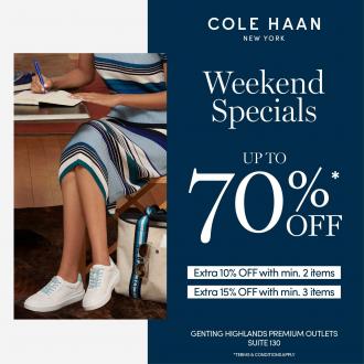 Cole Haan Weekend Sale Up To 70% OFF at Genting Highlands Premium Outlets (5 March 2021 - 7 March 2021)