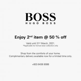 Hugo Boss Special Sale 2nd Items 50% OFF at Genting Highlands Premium Outlets (4 March 2021 - 31 March 2021)