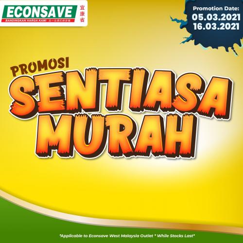 Econsave Sentiasa Murah Promotion (5 Mar 2021 - 16 Mar 2021)