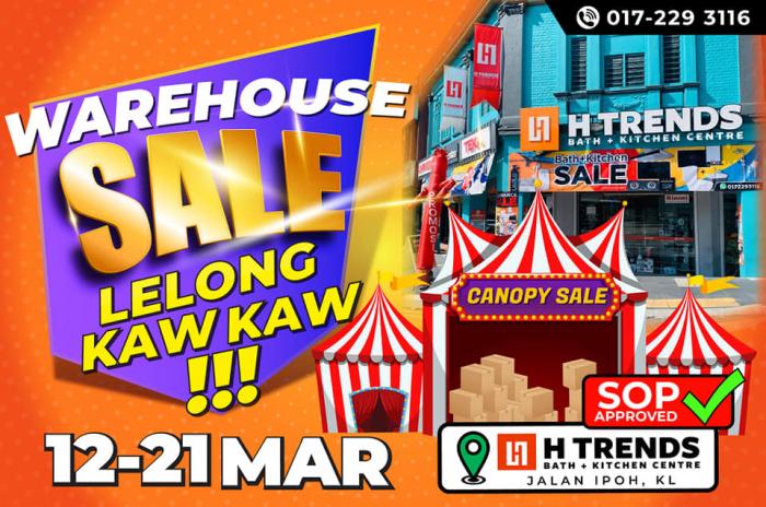 H Trends Warehouse Sale Up To 80% OFF (12 Mar 2021 - 21 Mar 2021)
