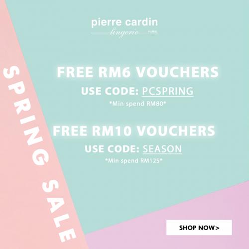 Pierre Cardin Lingerie Spring Sale Up To 72% OFF & FREE Voucher Code
