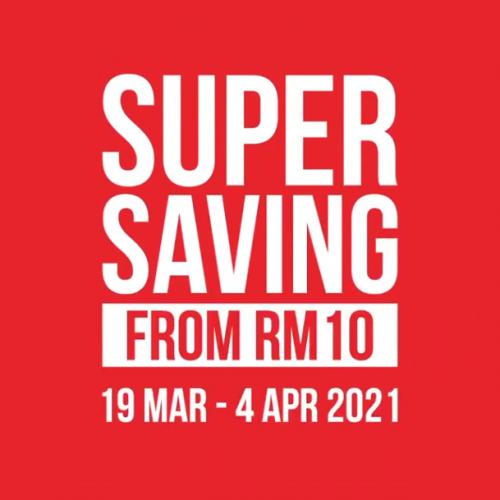 Brands Outlet Super Saving Sale As Low As RM10 (19 Mar 2021 - 4 Apr 2021)