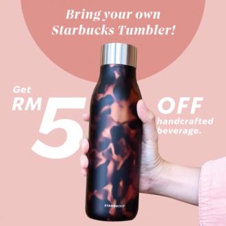 Starbucks RM5 OFF Promotion with Starbucks Tumbler (18 March 2021)
