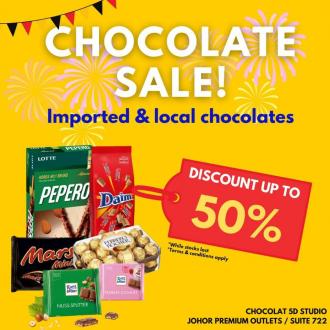 Chocolat 5D Studio Chocolate Sale Up To 50% OFF at Johor Premium Outlets (14 March 2021 - 31 March 2021)