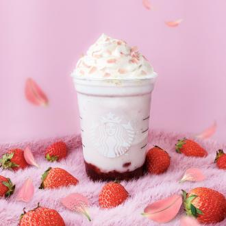 Starbucks Sakura Blossom Strawberry Frappuccino