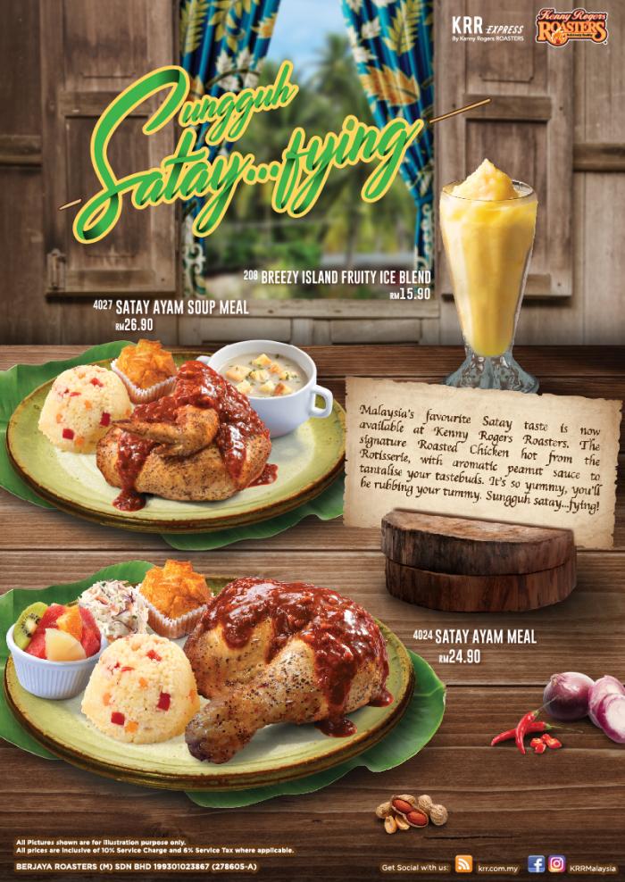 Kenny Rogers ROASTERS Satay Ayam Promotion (5 Apr 2021 onwards)