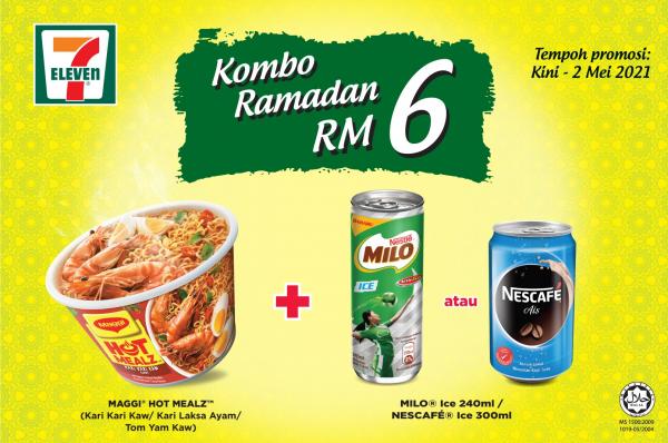 7 Eleven Kombo Ramadan Promotion (valid until 2 May 2021)