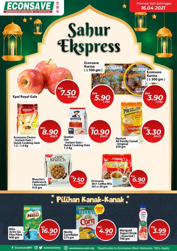 Econsave Sahur Ekspress Promotion (valid until 16 Apr 2021)