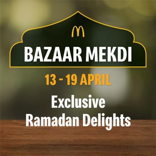 McDonald's Ramadan Bazaar Mekdi Promotion (13 Apr 2021 - 19 Apr 2021) McDonald's Ramadan Bazaar Mekdi Promotion (13 Apr 2021 - 19 Apr 2021)