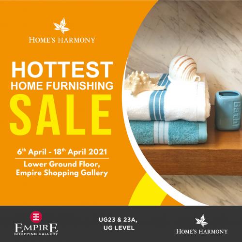 Home's Harmony Hottest Home Furnishing Sale at Empire Shopping Gallery (6 Apr 2021 - 18 Apr 2021)