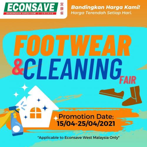 Econsave Footwear & Cleaning Fair Promotion (15 Apr 2021 - 25 Apr 2021)