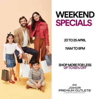 Johor Premium Outlets Weekend Special Sale Saving Up To 65% OFF (23 April 2021 - 25 April 2021)