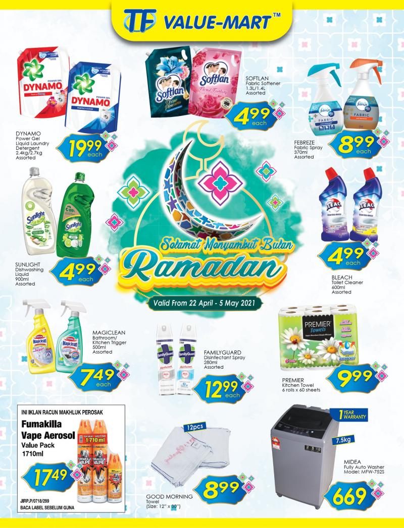 TF Value-Mart Ramadan Promotion Catalogue (22 Apr 2021 - 5 May 2021)
