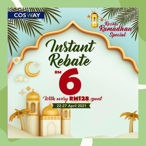 Cosway Ramadan Promotion Instant Rebate RM6 (22 Apr 2021 - 27 Apr 2021) Cosway Ramadan Promotion Instant Rebate RM6 (22 Apr 2021 - 27 Apr 2021)