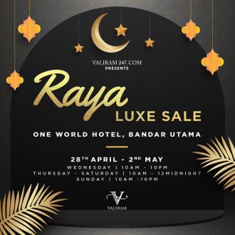 Valiram Raya Luxe Sale at One World Hotel (28 April 2021 - 2 May 2021)