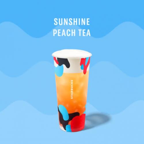 Starbucks Sunshine Peach Tea
