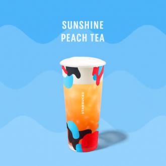 Starbucks Sunshine Peach Tea