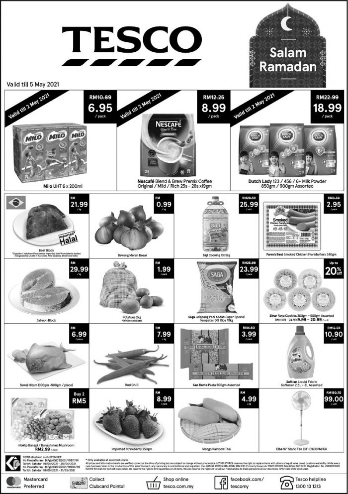 Tesco Ramadan Press Ads Promotion (29 Apr 2021 - 5 May 2021)