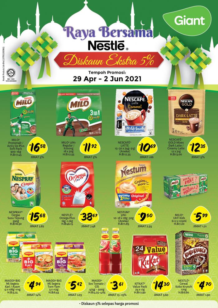 Giant Nestle Raya Promotion (29 Apr 2021 - 2 Jun 2021)