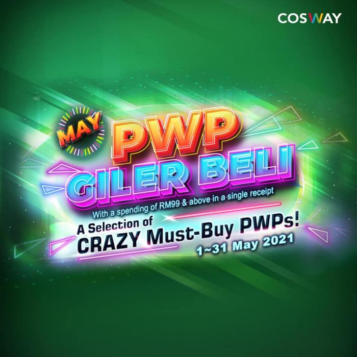Cosway May PWP Giler Beli Promotion (1 May 2021 - 31 May 2021) Cosway May PWP Giler Beli Promotion (1 May 2021 - 31 May 2021)