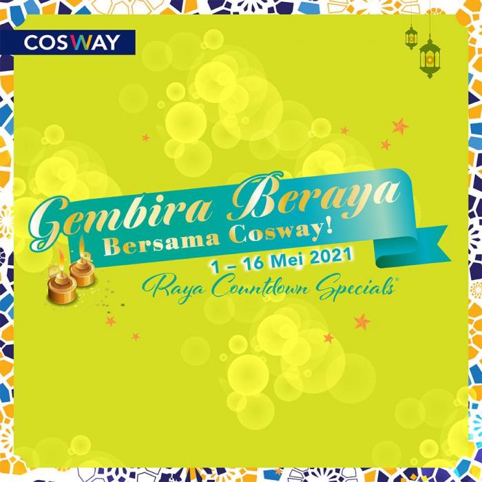 Cosway Gembira Beraya Promotion (1 May 2021 - 16 May 2021) Cosway Gembira Beraya Promotion (1 May 2021 - 16 May 2021)