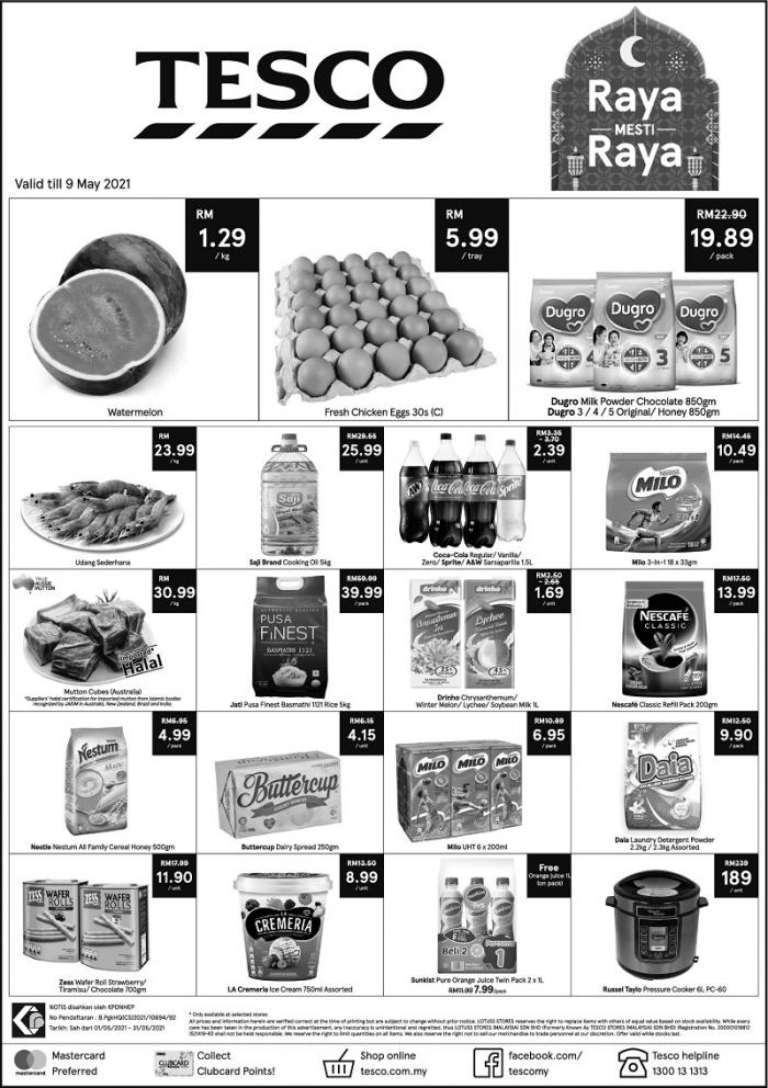 Tesco Weekend Promotion (7 May 2021 - 9 May 2021)