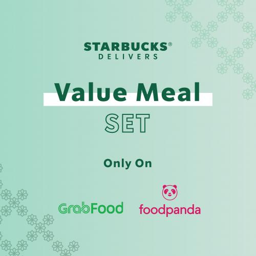 Starbucks Value Meal Set on FoodPanda and GrabFood