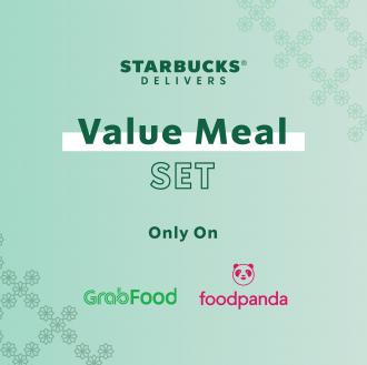 Starbucks Value Meal Set on FoodPanda and GrabFood