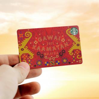 Starbucks 2021 Gawai Kaamatan Card (15 May 2021 onwards)