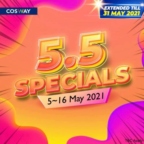 Cosway 5.5 Sale Up To RM50 Rebate (5 May 2021 - 31 May 2021) Cosway 5.5 Sale Up To RM50 Rebate (5 May 2021 - 31 May 2021)