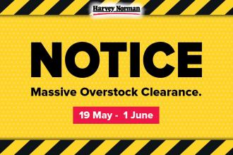 Harvey Norman Massive Overstock Clearance Sale (19 May 2021 - 1 June 2021)