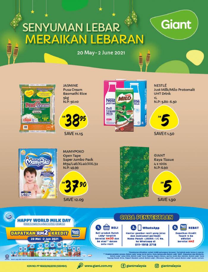 Giant Hari Raya Promotion Catalogue (20 May 2021 - 2 Jun 2021)