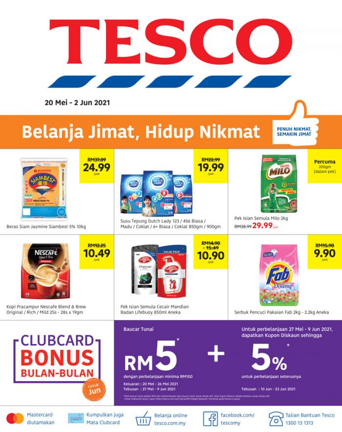 Tesco Weekly Promotion Catalogue (20 May 2021 - 2 Jun 2021) Tesco Weekly Promotion Catalogue (20 May 2021 - 2 Jun 2021)