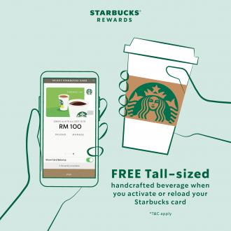 Starbucks FREE Tall-Sized Beverage Promotion (1 June 2021 - 30 June 2021)