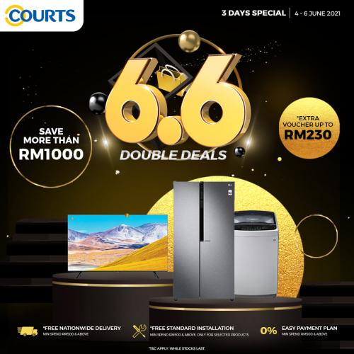 COURTS Online 6.6 Sale (4 Jun 2021 - 6 Jun 2021)