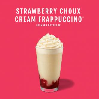 Starbucks Strawberry Choux Cream Frappuccino