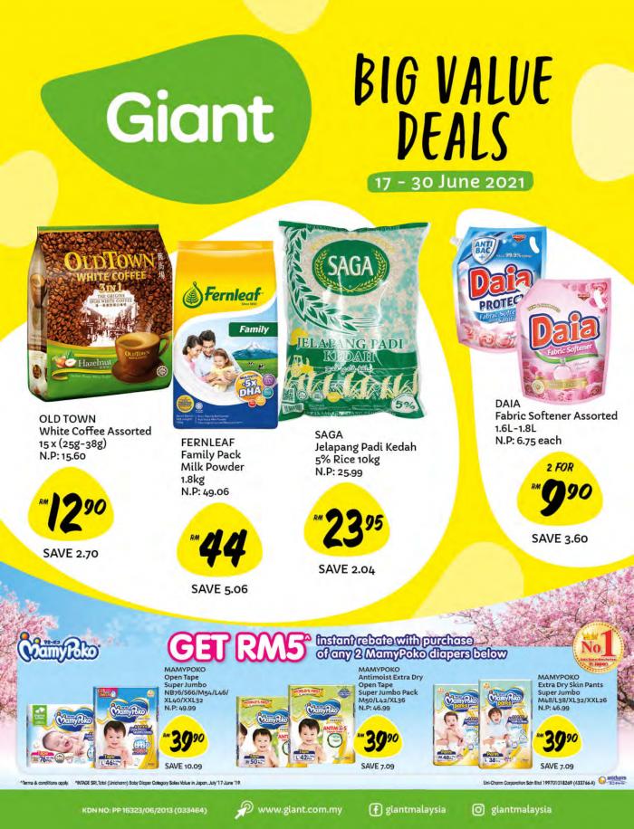 Giant Big Value Deals Promotion Catalogue (17 Jun 2021 - 30 Jun 2021)
