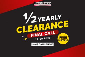 Harvey Norman Half Yearly Clearance Sale (23 June 2021 - 29 June 2021)