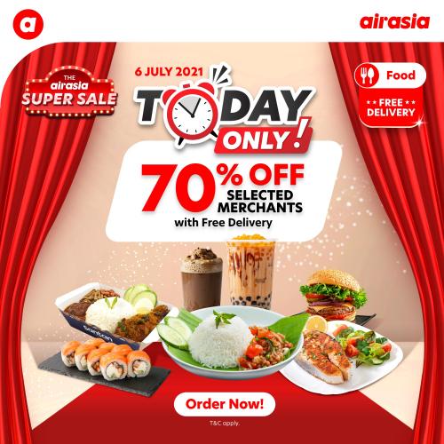 Airasia Food Today Promotion Up To 70% OFF (6 Jul 2021)