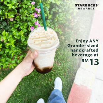 Starbucks Member's Day Promotion Grande-sized @ RM13 (11 July 2021)